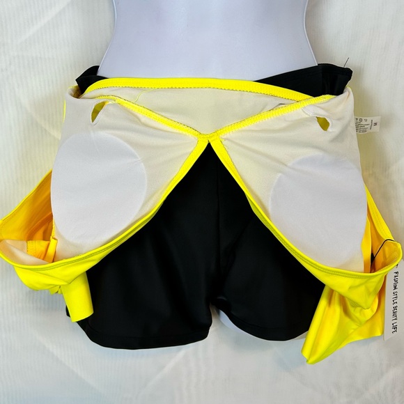 NWT Womens 2 Piece Flutter Top and High Waist Shorts Pin-Up Girl Swimsuit Medium - Picture 10 of 12